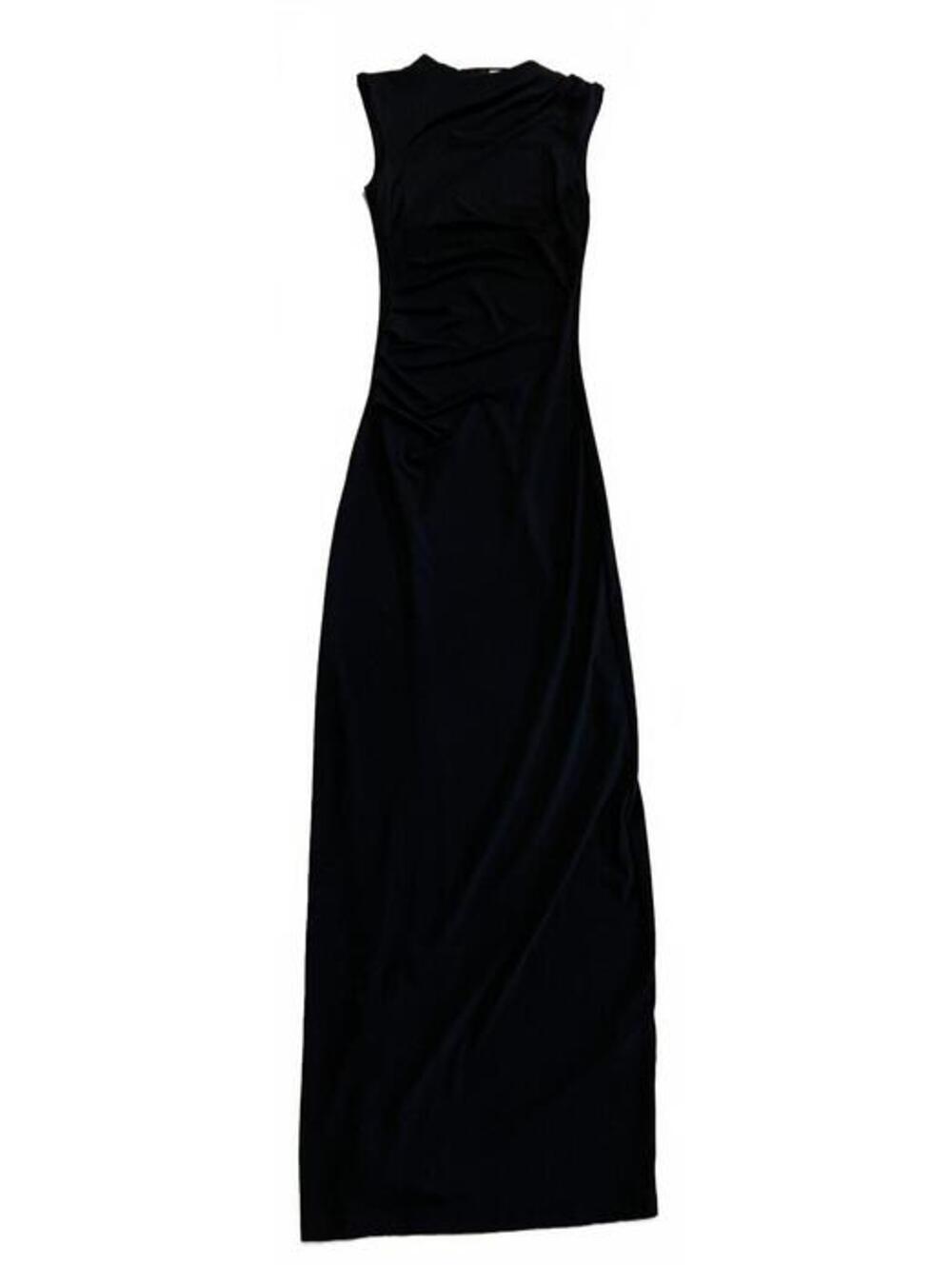 Divided Black Sleeveless Maxi Dress XS